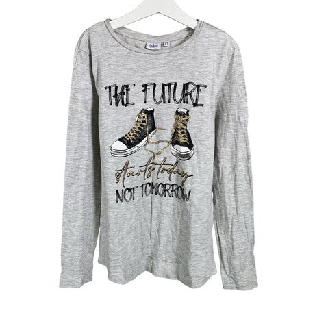 Unisex Blukids - Trikotaažist pluus, suurus 152 - 158 - Hall ()