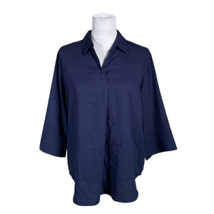 Unisex Uniqlo - Lühikeste käistega pluus, suurus 40 - Sinine (1)