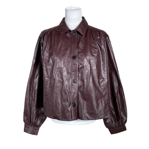 Unisex Lindex - Nahktagi, suurus 38 - Pruun (1)