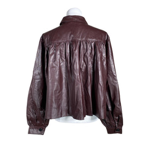Unisex Lindex - Nahktagi, suurus 38 - Pruun (2)