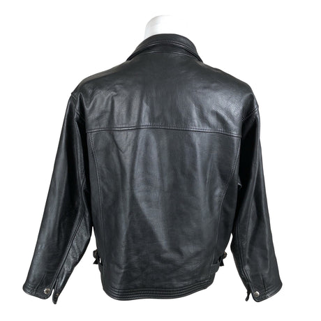 Unisex Karrax - Nahktagi, suurus L - Must (2)