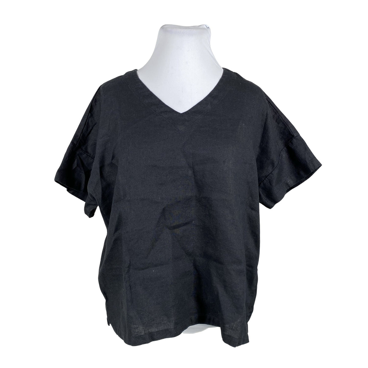 Unisex Nanso - Lühikeste käistega pluus, suurus 42 - Must (1)