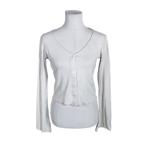 Unisex Urban Classics - Trikotaažist pluus, suurus 38 - Valge (1)