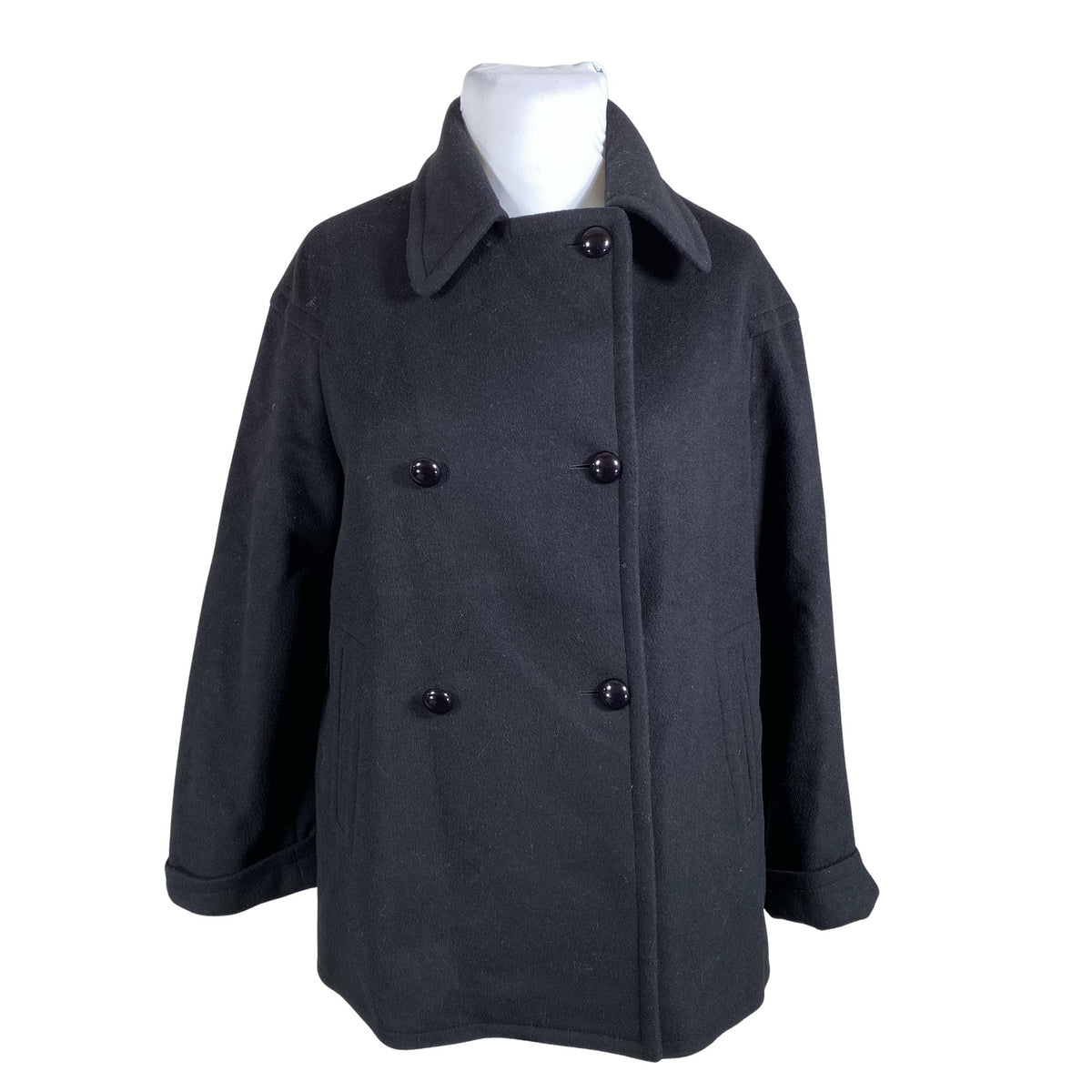 Unisex Marimekko - Villane mantel, suurus 42 - Must (1)