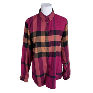 Unisex Burberry Brit - Flanellsärk, suurus 40 - Roosa (1)