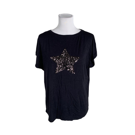 Unisex Mint Velvet - T-särk, suurus 40 - Must ()