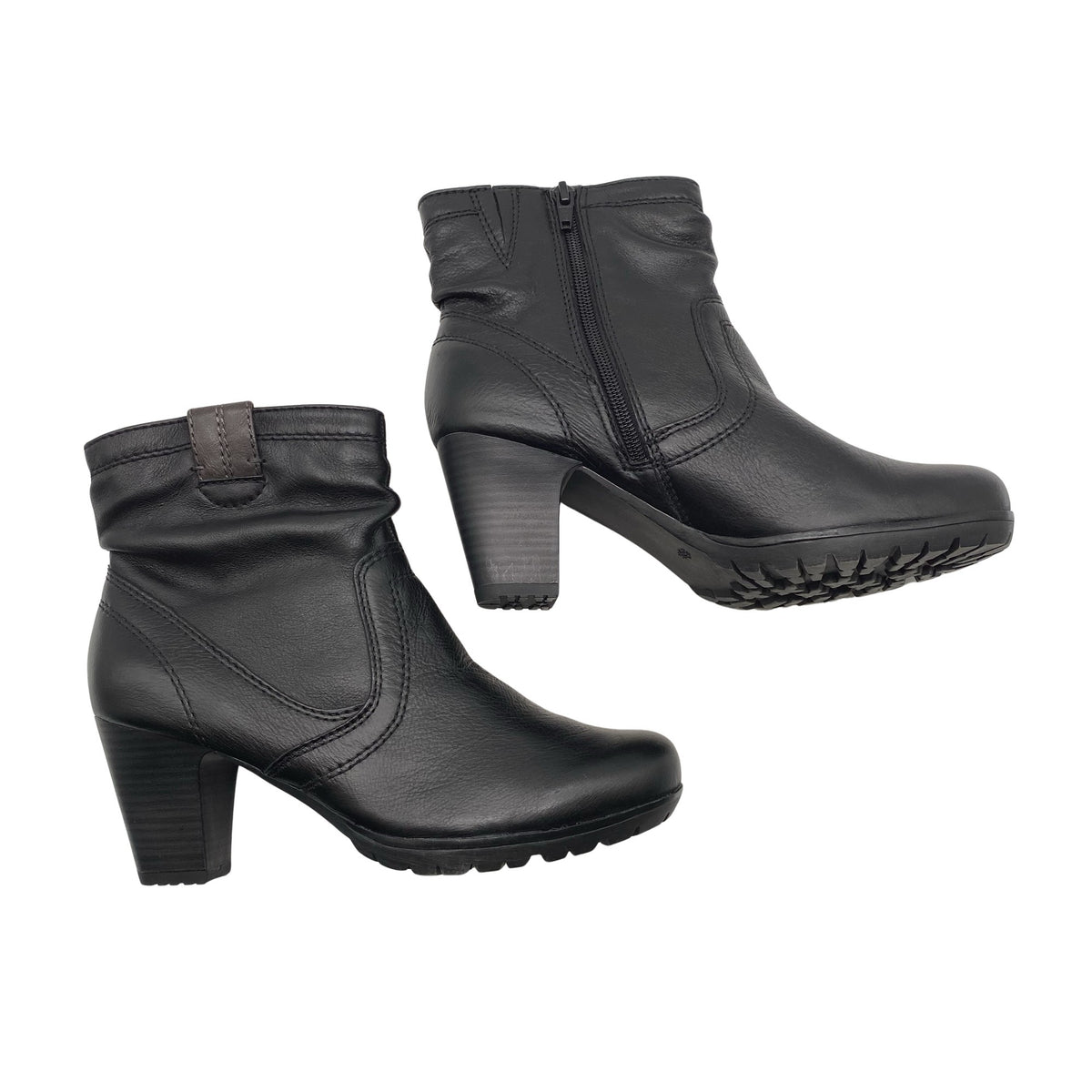 Unisex Jana - Poolsaapad, suurus 38 - Must (1)