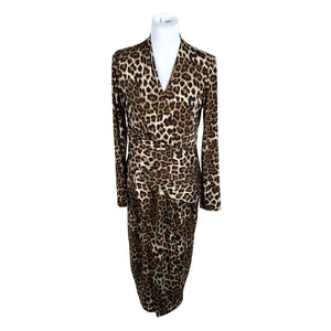 Unisex Joseph Ribkoff - Trikotaažist kleit, suurus 40 - Pruun (1)