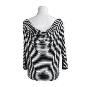 Unisex Ril's - Trikotaažist pluus, suurus 40 - Must (2)