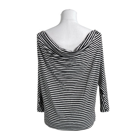 Unisex Ril's - Trikotaažist pluus, suurus 40 - Must (2)