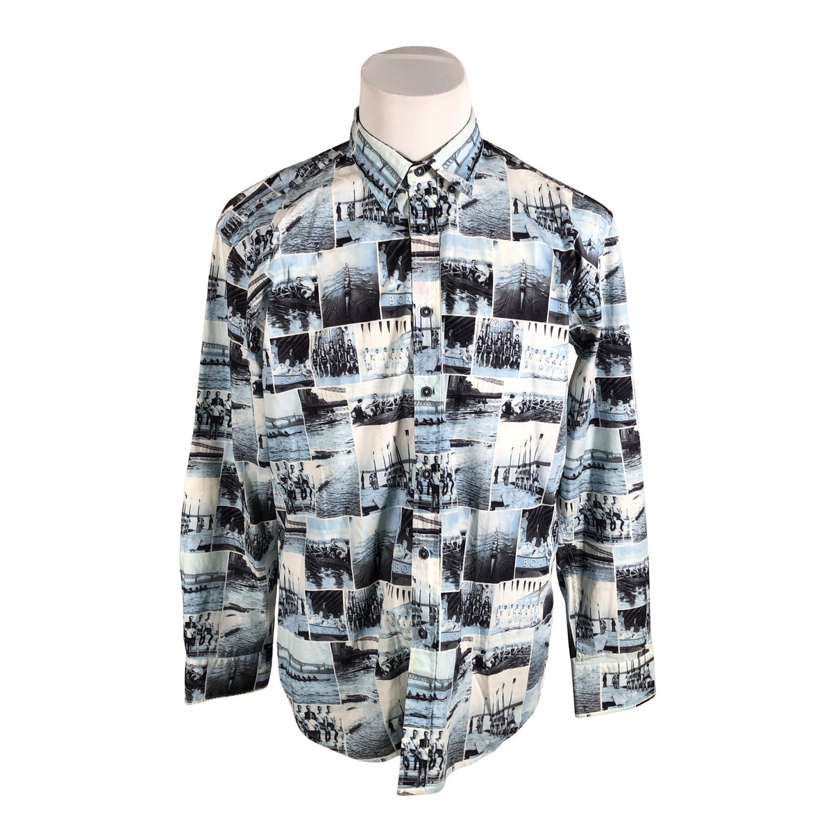 Unisex Bugatti - Triiksärk, suurus XL - Helesinine (1)