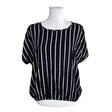 Unisex Kaffe - Lühikeste käistega pluus, suurus 40 - Must ()