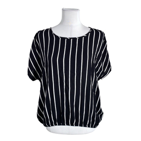 Unisex Kaffe - Lühikeste käistega pluus, suurus 40 - Must ()
