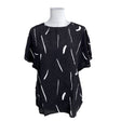Unisex Nanso - Lühikeste käistega pluus, suurus 40 - Must ()