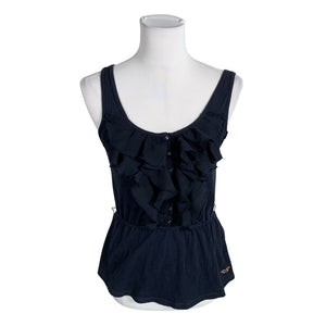 Unisex Hollister - Trikotaažist topp, suurus 38 - Sinine (1)