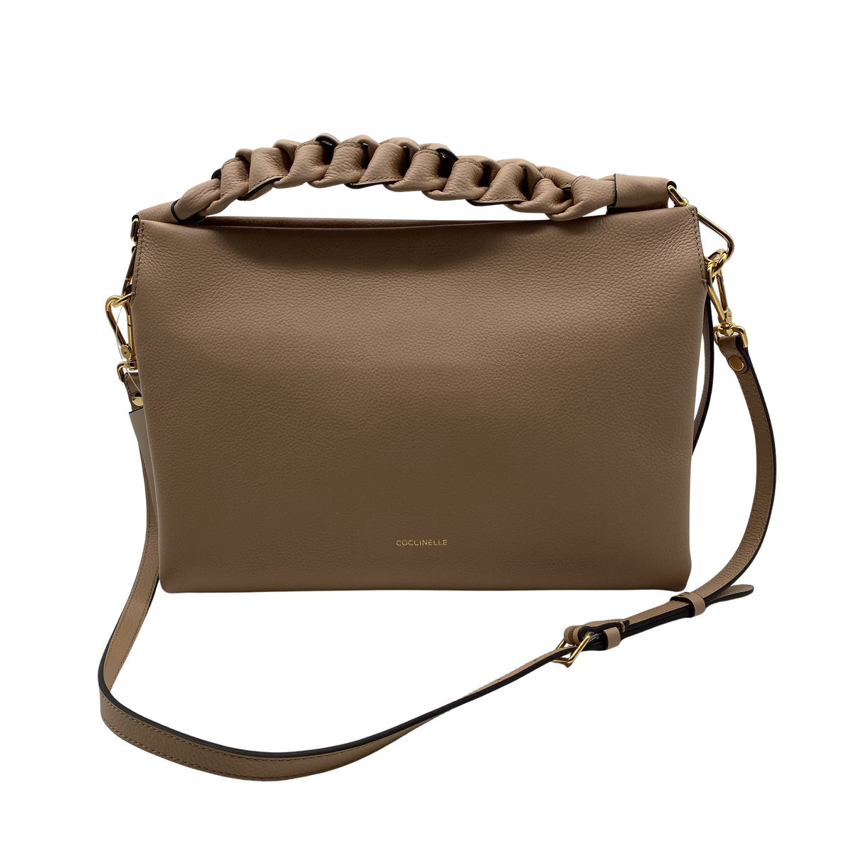 Unisex Coccinelle - Käekott, suurus Maxi - Beige (1)