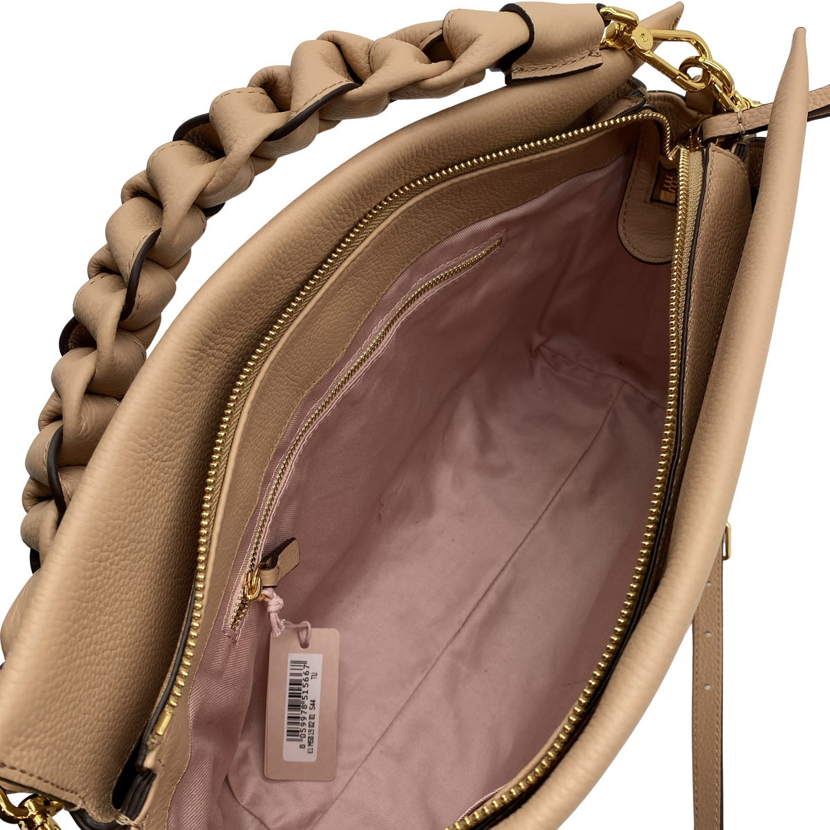 Unisex Coccinelle - Käekott, suurus Maxi - Beige (3)