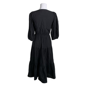 Unisex Tussah - Mitteveniv kleit, suurus 36 - Must (2)