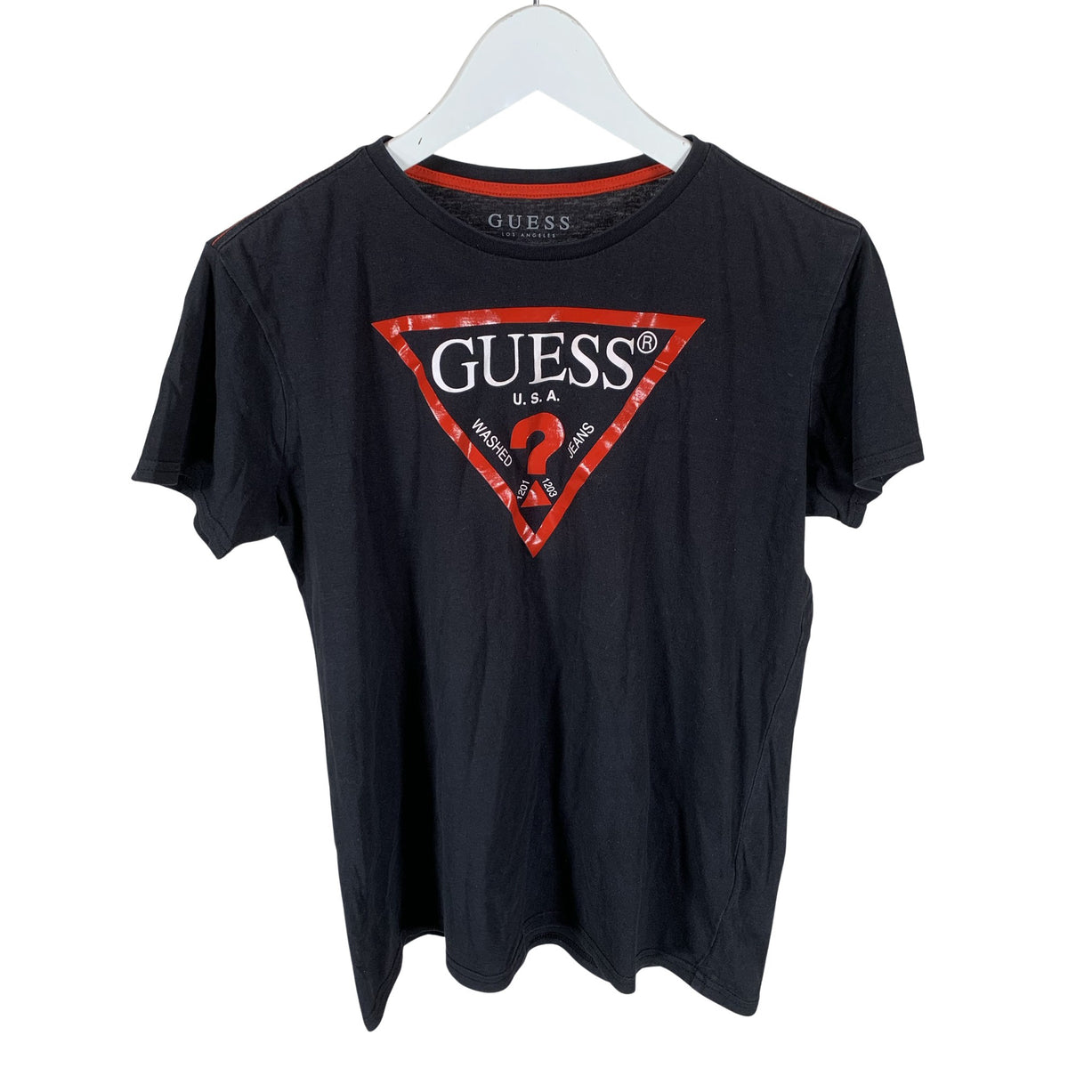 Unisex Guess - T-särk, suurus 164 - 170 - Must (1)