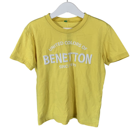 Unisex Benetton - T-särk, suurus 122 - 128 - Kollane ()