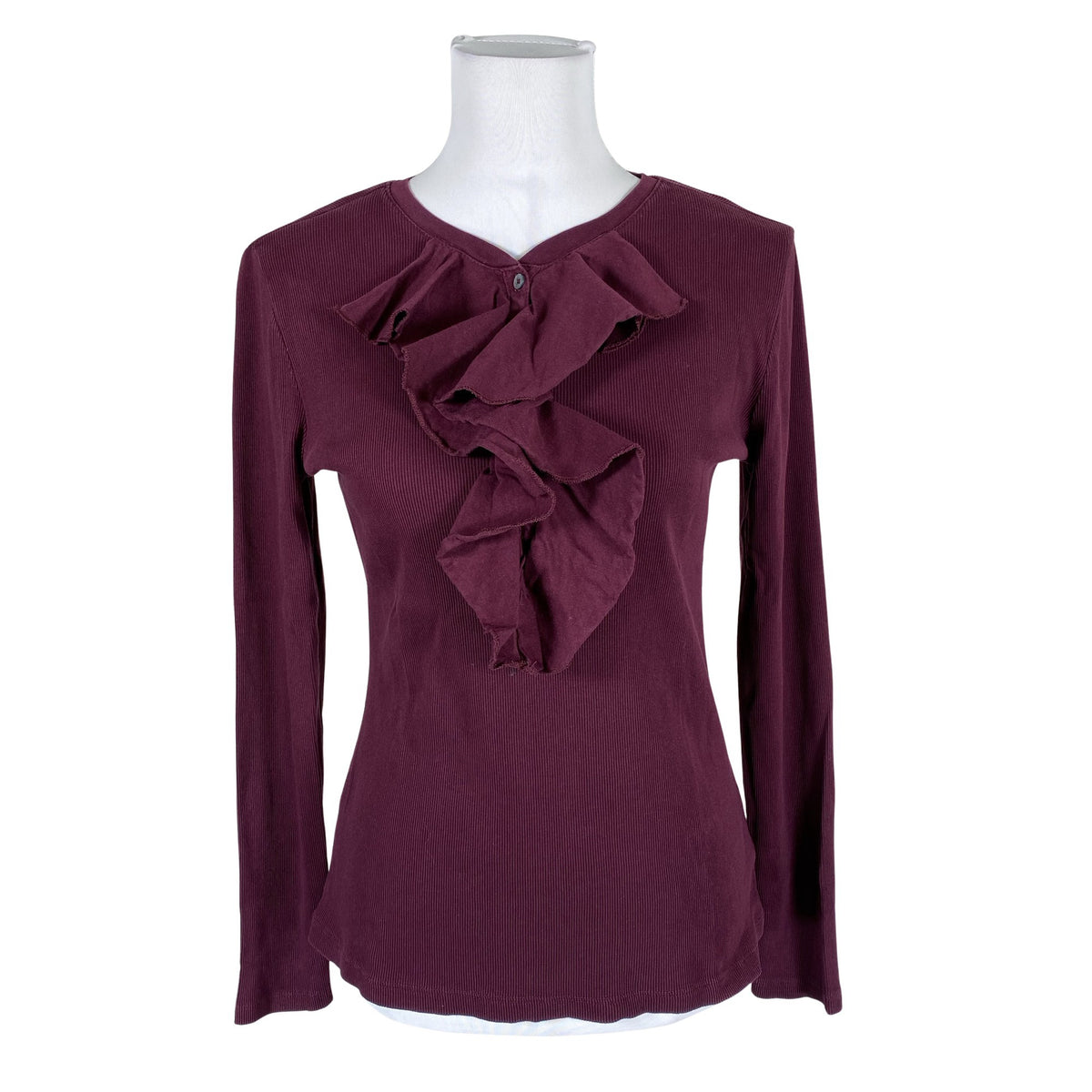 Unisex Lauren Ralph Lauren - Trikotaažist pluus, suurus 40 - Veinipunane (1)