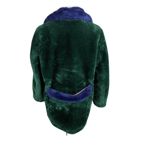 Unisex Pinko - Kunstkarusnahast mantel, suurus 40 - Roheline (2)