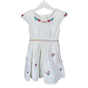 Unisex Frugi - Mitteveniv kleit, suurus 104 - 110 - Valge (1)
