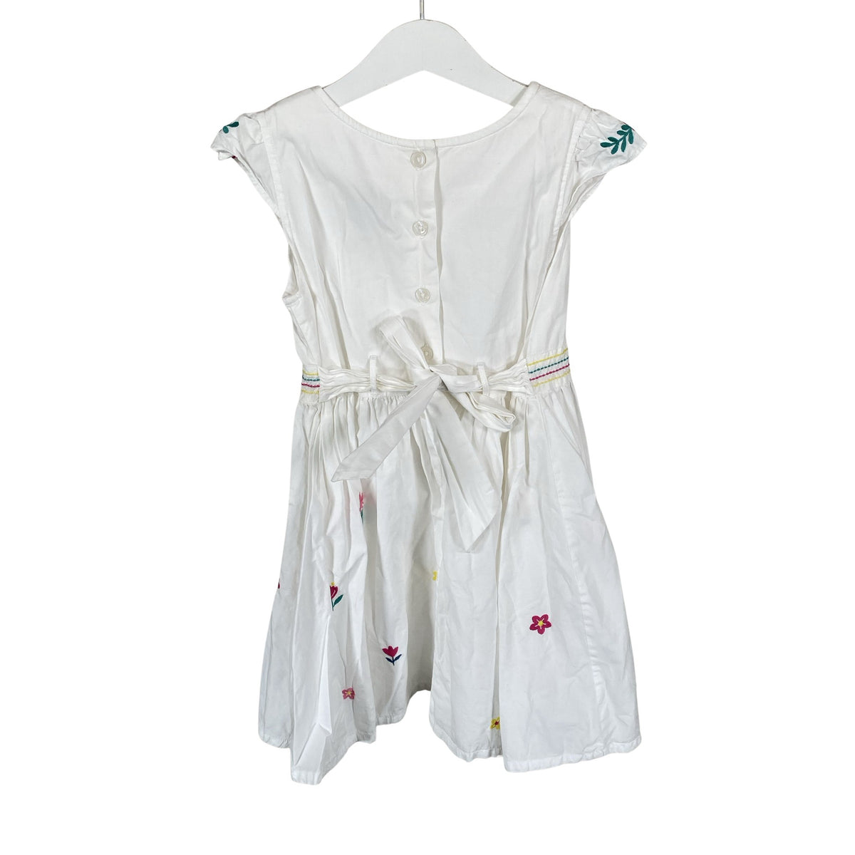 Unisex Frugi - Mitteveniv kleit, suurus 104 - 110 - Valge (2)