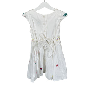 Unisex Frugi - Mitteveniv kleit, suurus 104 - 110 - Valge (2)