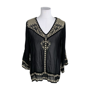 Unisex Summum Woman - Pluus, suurus 38 - Must (1)