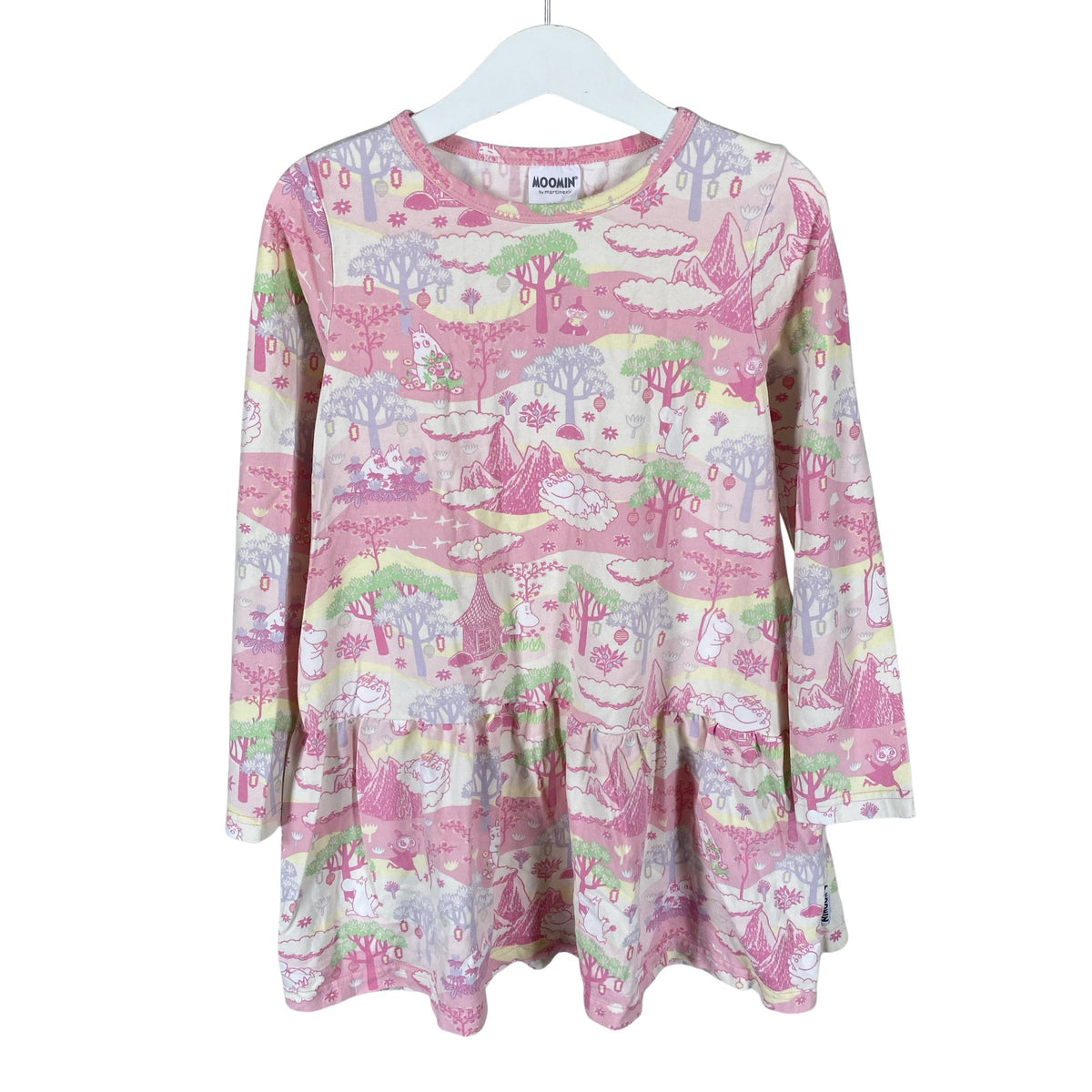 Unisex Moomin by Martinex - Trikotaažist kleit, suurus 116 - 122 - Heleroosa (1)