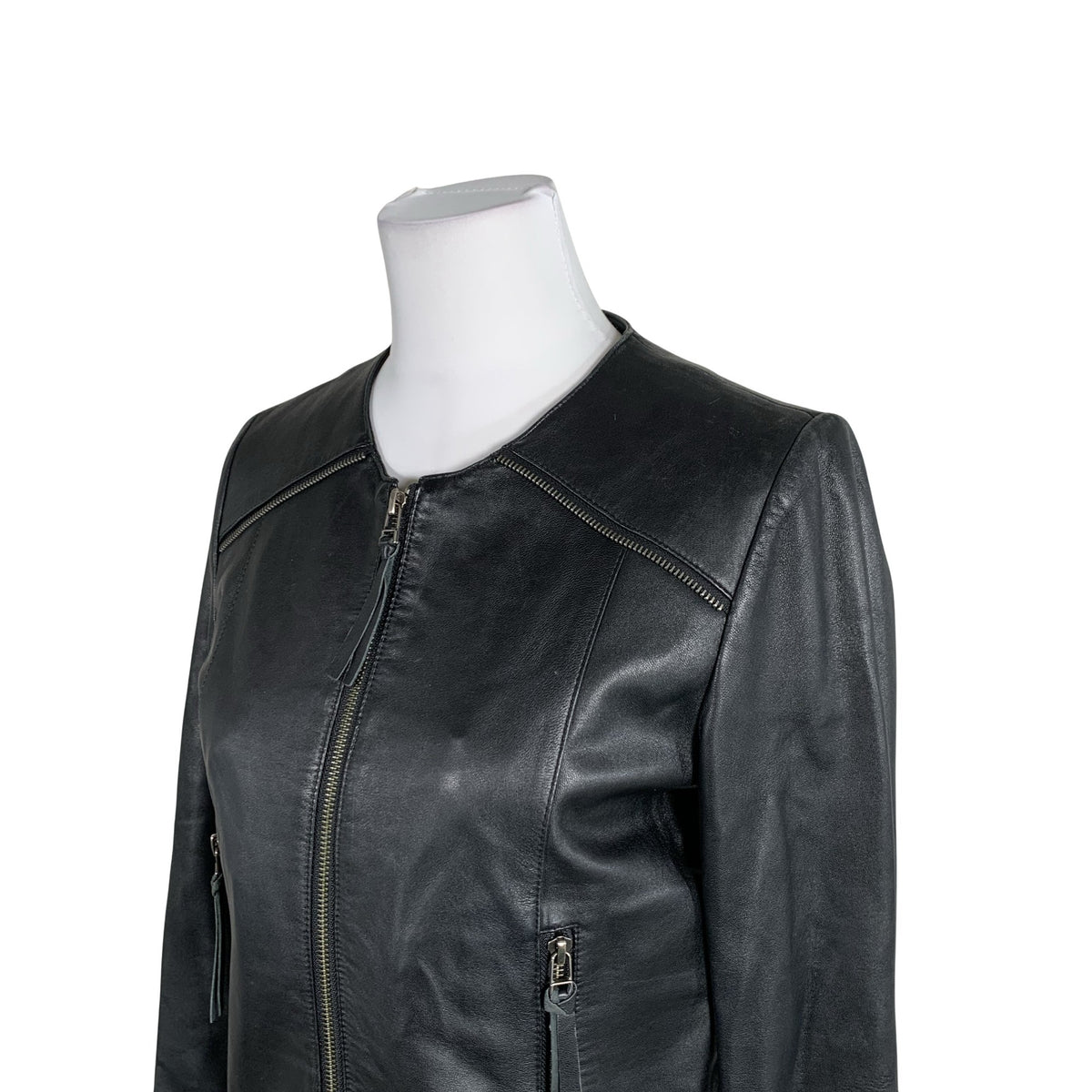 Unisex Selected - Nahktagi, suurus 36 - Must (3)