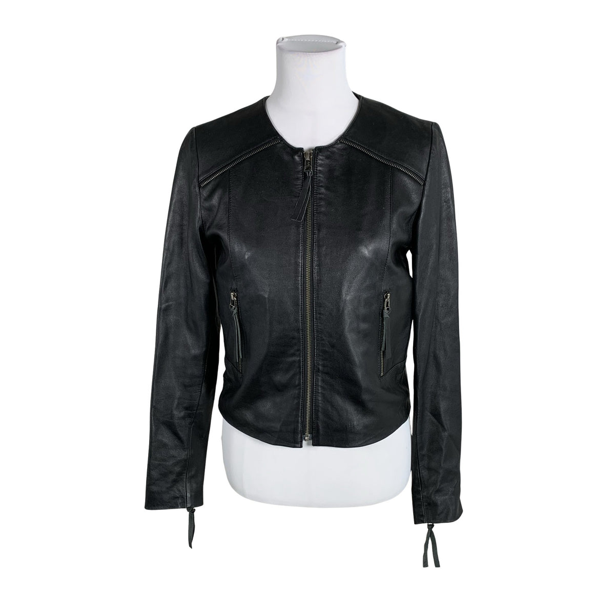 Unisex Selected - Nahktagi, suurus 36 - Must (1)