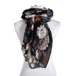 Unisex Fransa - Õhuke sall, suurus Maxi - Must ()