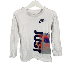 Unisex Nike - Trikotaažist pluus, suurus 104 - 110 - Valge (1)