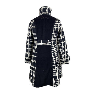 Unisex Desigual - Villane mantel, suurus 44 - Must (2)