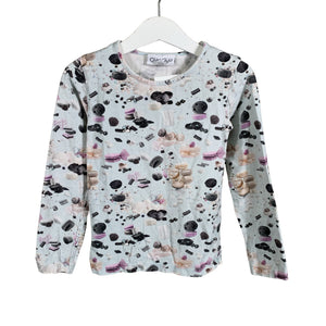 Unisex Gugguu - Trikotaažist pluus, suurus 110 - 116 - Helesinine (1)