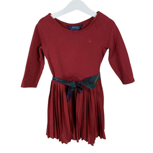 Unisex Polo Ralph Lauren - Trikotaažist kleit, suurus 110 - 116 - Punane (1)
