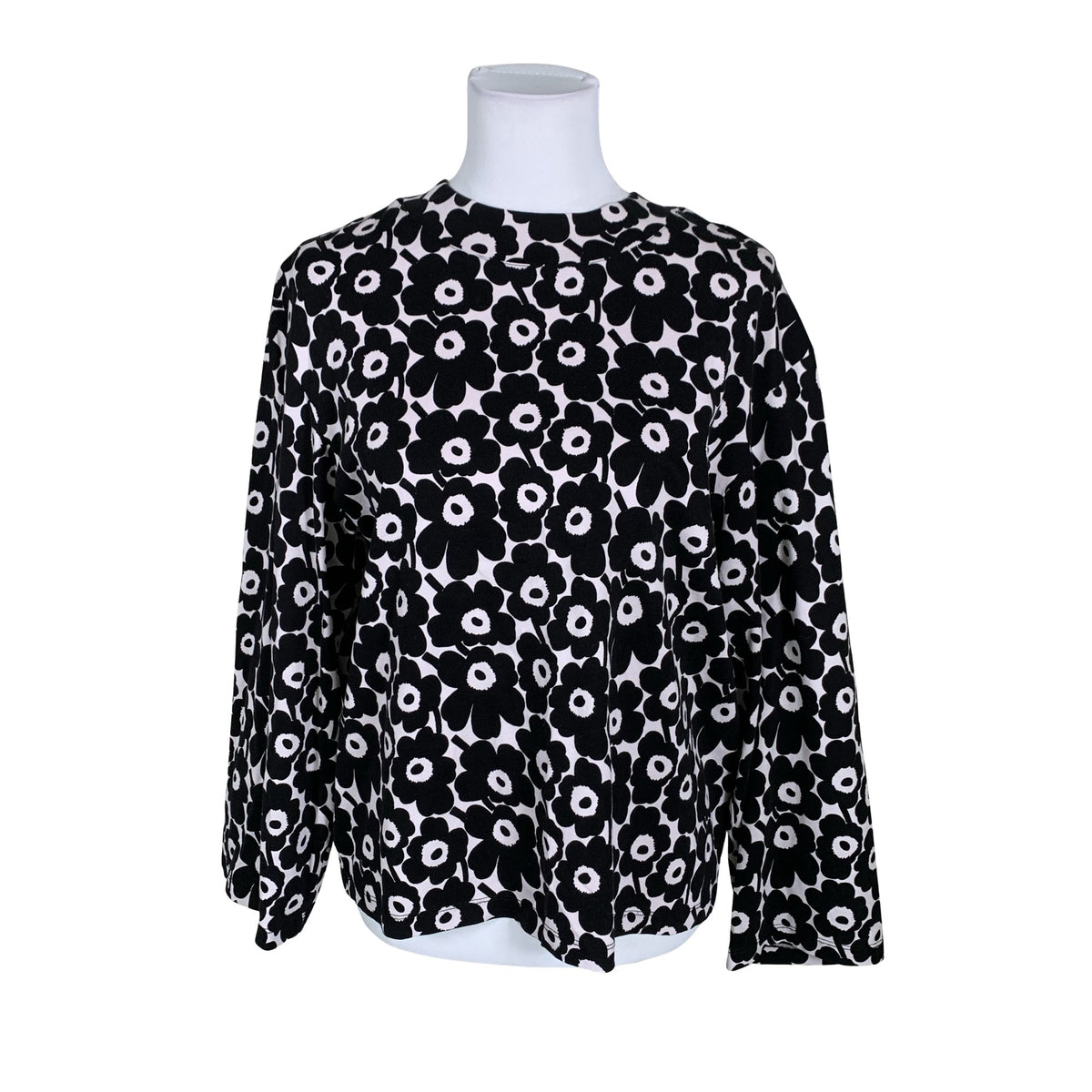 Unisex Marimekko - Trikotaažist pluus, suurus 36 - Must (1)