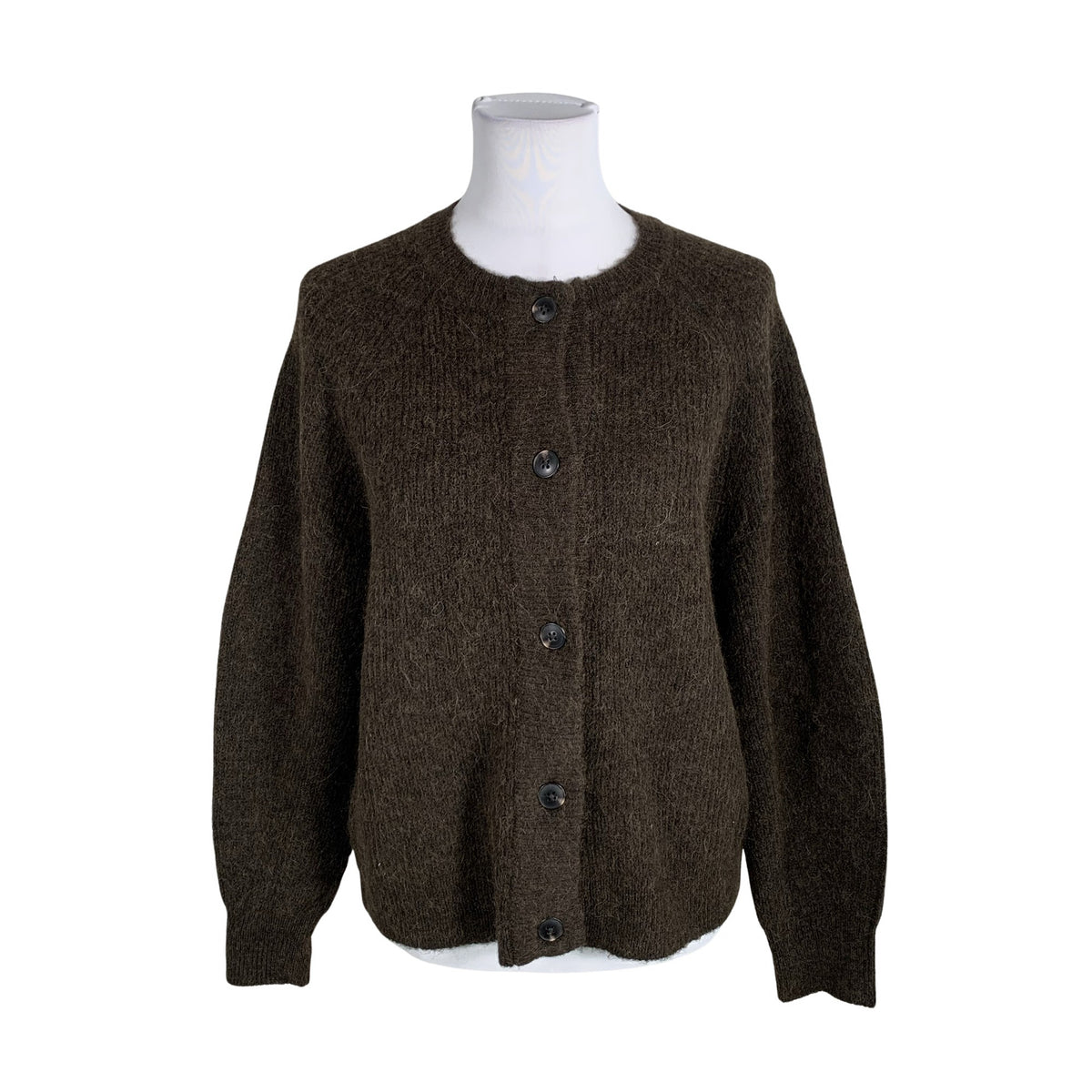 Unisex Selected - Kardigan, suurus 38 - Pruun (1)