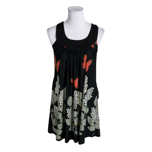 Unisex Harajuku - Trikotaažist kleit, suurus 38 - Must (1)