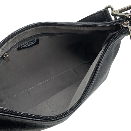 Unisex Nabo - Käekott, suurus Midi - Must (2)