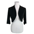 Unisex S.T.I - Trikotaažist boolero, suurus 38 - Must ()