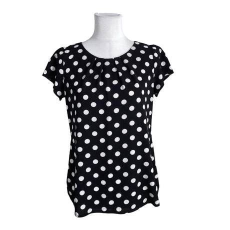 Unisex Wallis - Lühikeste käistega pluus, suurus 38 - Must ()