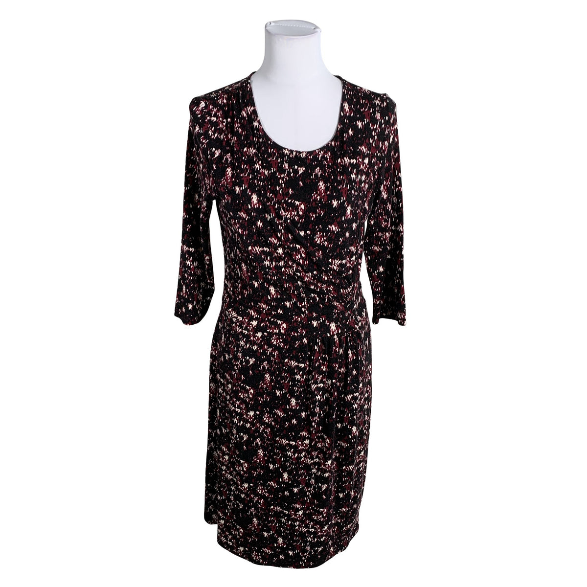 Unisex Ril's - Trikotaažist kleit, suurus 38 - Veinipunane (1)