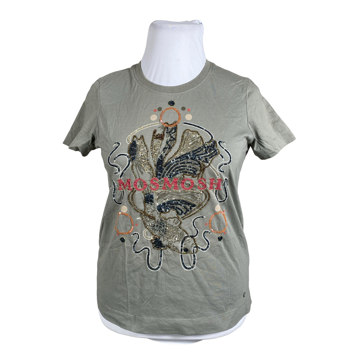 Unisex Mos Mosh - T-särk, suurus 42 - Roheline (1)