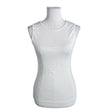 Unisex NOSH - Trikotaažist topp, suurus 36 - Valge ()