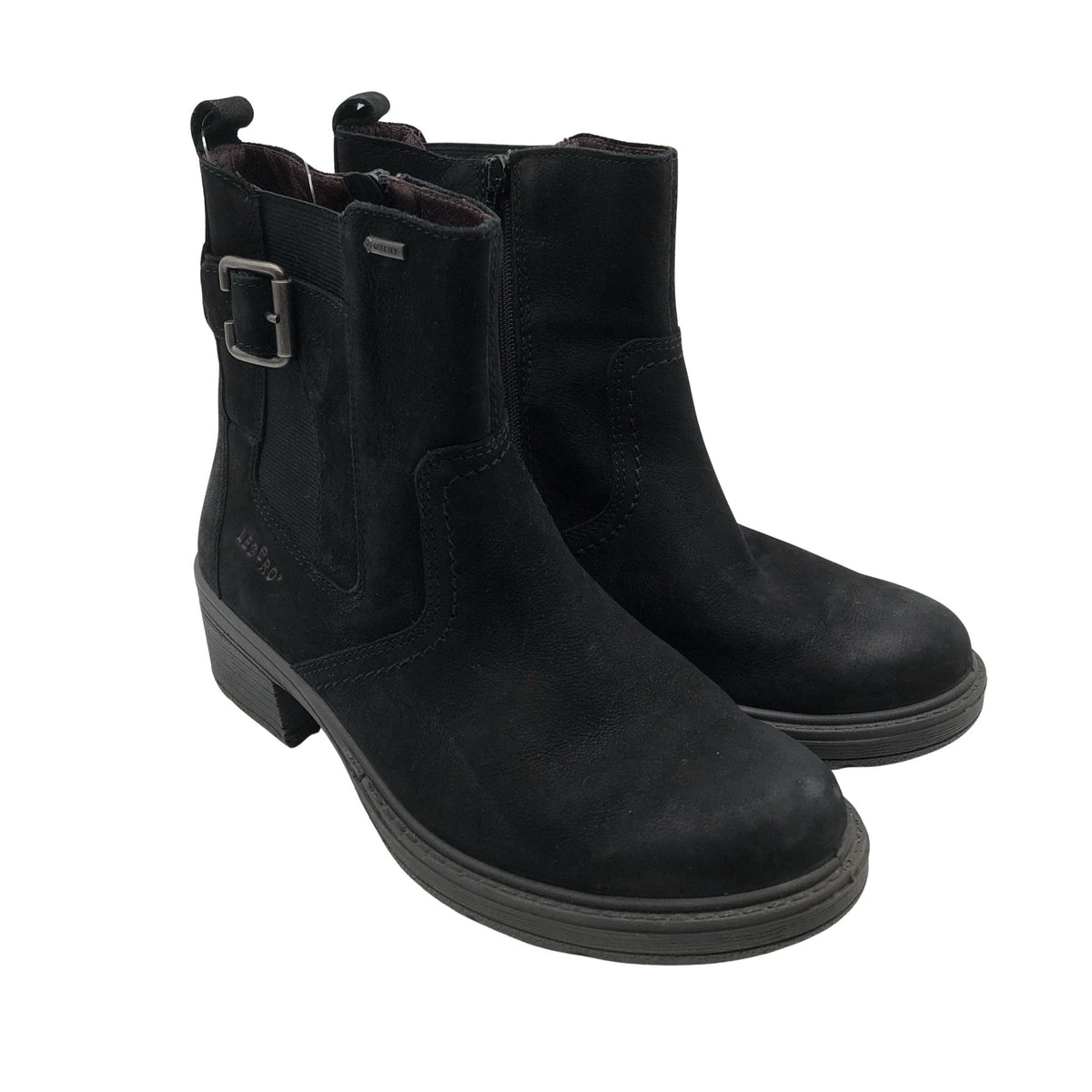 Unisex Legero - Poolsaapad, suurus 38 - Must (2)