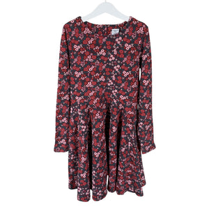 Unisex Polarn O. Pyret - Trikotaažist kleit, suurus 134 - 140 - Veinipunane (1)