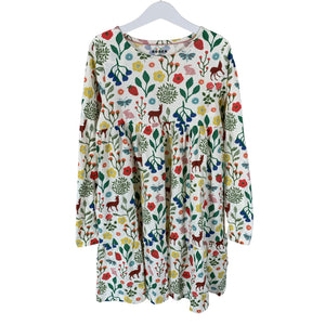 Unisex Mini Boden - Trikotaažist kleit, suurus 134 - 140 - Valge (1)